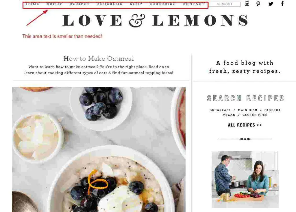 Love and Lemon top food blog