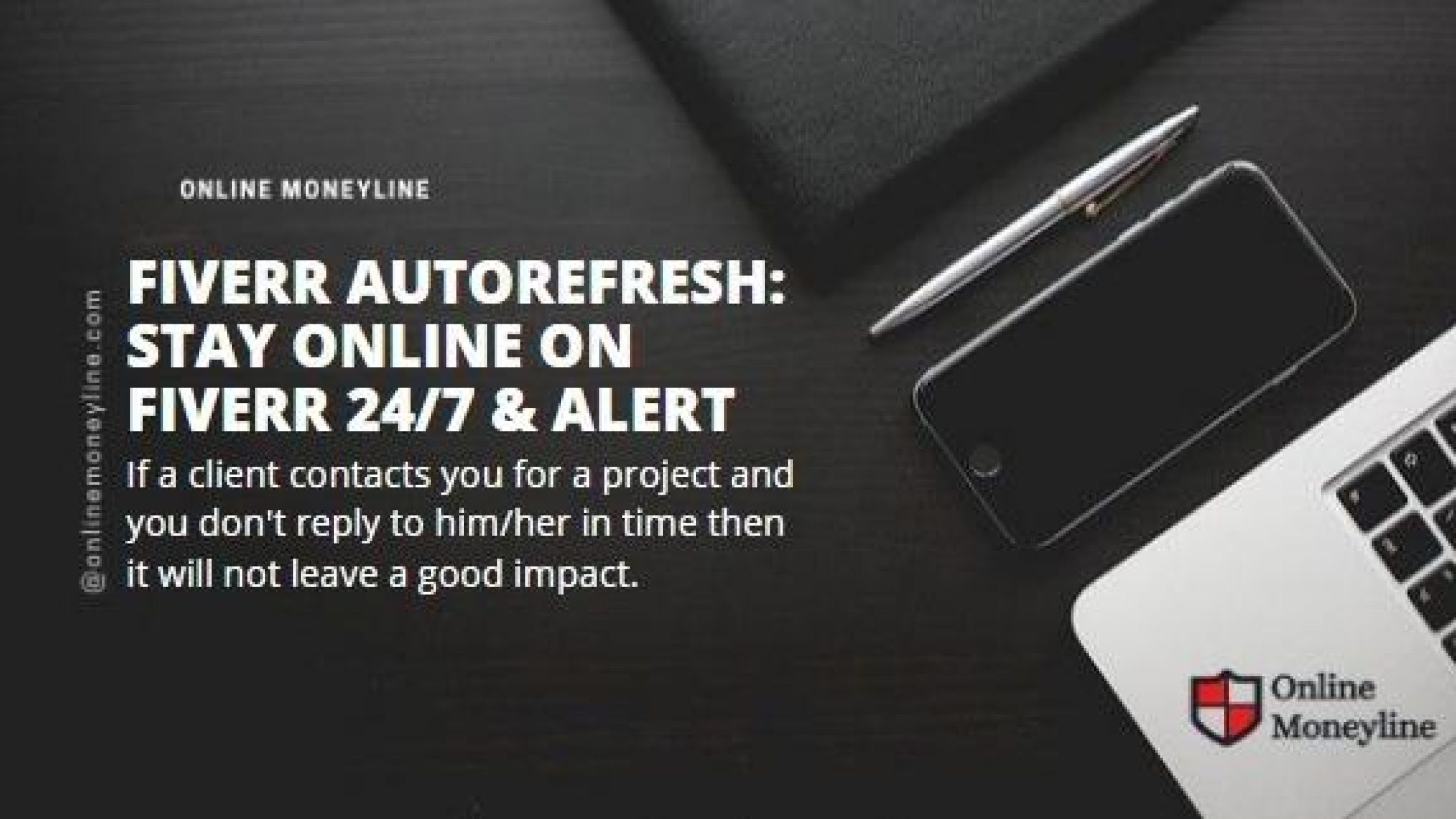 Fiverr Autorefresh: Stay Online on Fiverr 24/7 & ALERT