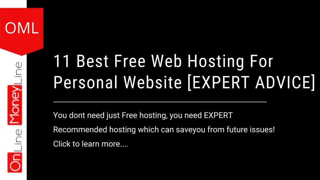 11 Best Free Web Hosting For Personal Website