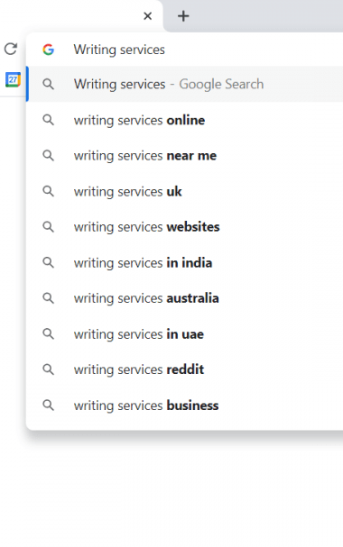 Google Autosuggest for Fiverr gig title