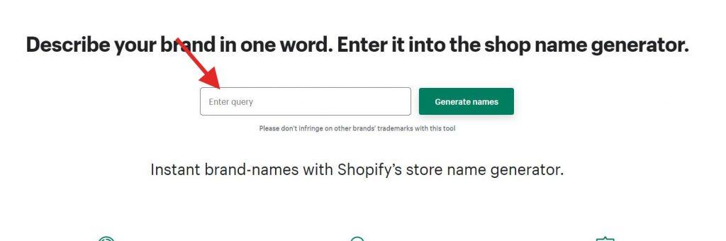 Fiverr username with Shopify name generator